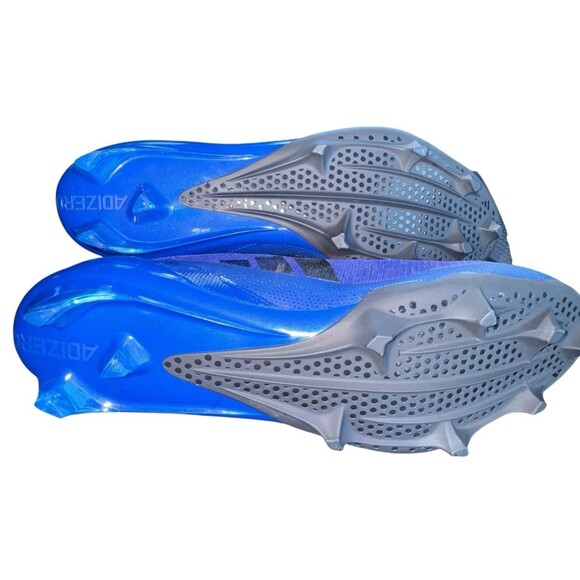 Adidas Mens Size 17 Football Cleats Molded Adizero Electric Blue IF2502 New main image 4